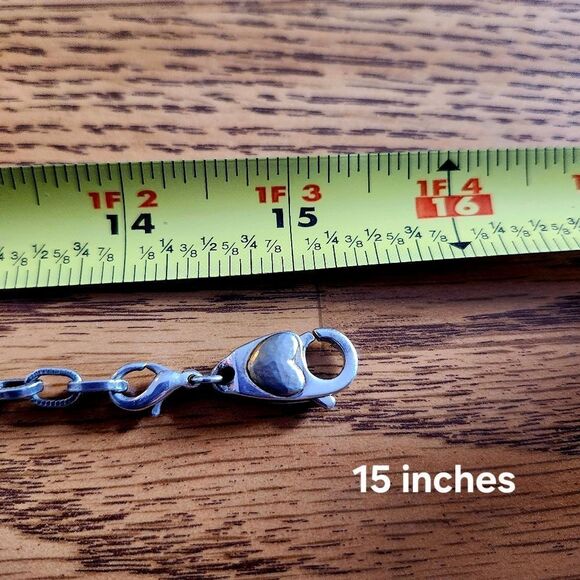 BRIGHTON 3 in 1 Silver Circle Choker Necklace/Bracelets VINTAGE INSPIRED! - Picture 8 of 13